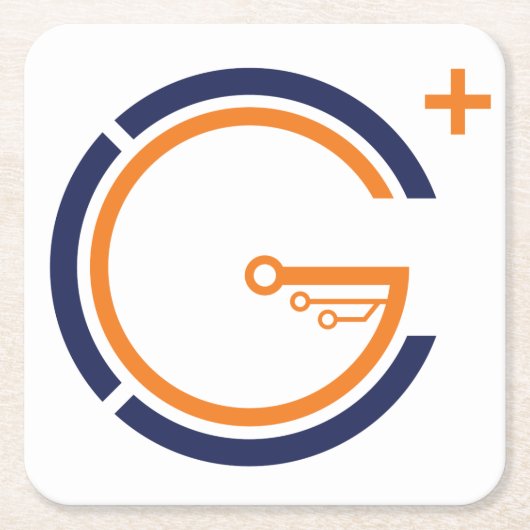 G+STEAM-Untersetzer Rechteckiger Pappuntersetzer (Vorderseite)