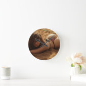 G-STRING BARE BUTT BEACH GIRL CLOCKS RUNDE WANDUHR (Zuhause)