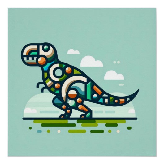 G T-Rex Poster (Vorderseite)