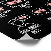 G Things I Do In My Spare Time Women Kids Poster (Ecke)