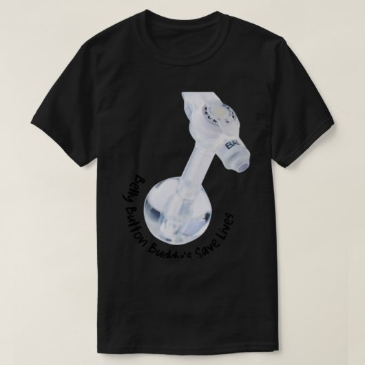 G-Tube-Bewusstsein Mikrotaste Magenomoromöhre T-Shirt (Design vorne)