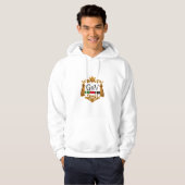 G&V Emblem White Hoodie – Made in US (Vorne ganz)