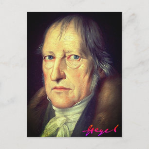 G. W. F. Hegel (Portrait 1831) Postkarte