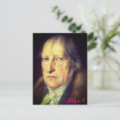 G. W. F. Hegel (Portrait 1831) Postkarte (Stehend Vorderseite)