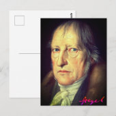 G. W. F. Hegel (Portrait 1831) Postkarte (Vorne/Hinten)