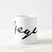 G. W. F. Hegel-Signatur Kaffeetasse (Mittel)