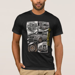 G-Wagen Custom Widebody Manga Panel T-Shirt