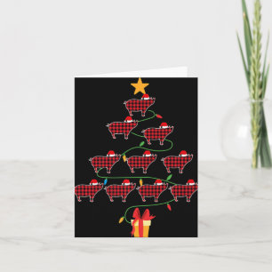 G Weihnachtsbaum Xmas Ziegen Baum Weihnachtsmann H Karte