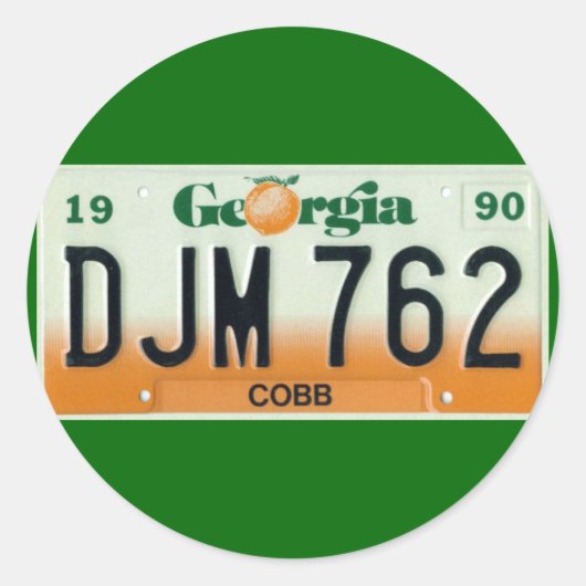 GA90 RUNDER AUFKLEBER (Vorderseite)