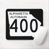 GA 400 "Alpharetta Autobahn" Mousepad (Mit Mouse)