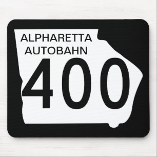 GA 400 "Alpharetta Autobahn" Mousepad