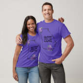 GA Alpha Delta Kappa Tshirt dunkel w schwarze Buch (Unisex)