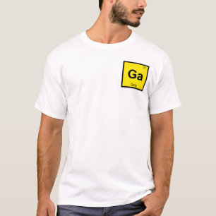 Ga - Gary Indiana Chemie Periodensystem Symbol T-Shirt