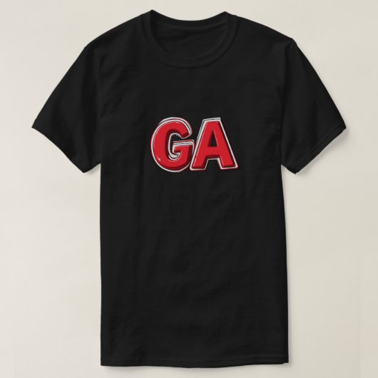 GA Georgia T-Shirt (Design vorne)