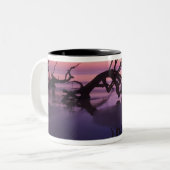 GA Jekyll Island, Tree Friedhof am Strand Zweifarbige Tasse (Vorderseite Links)