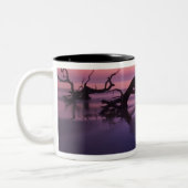 GA Jekyll Island, Tree Friedhof am Strand Zweifarbige Tasse (Links)