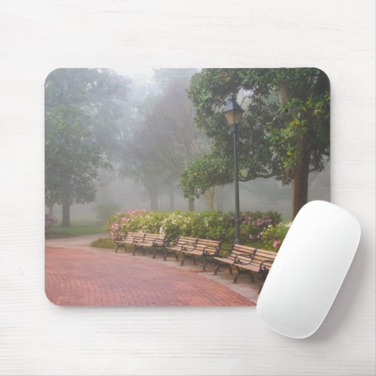 GA Savannah, Azaleas entlang der Backsteinstraße u Mousepad (Mit Mouse)
