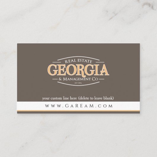 GA-STANDARD VISITENKARTE (Rückseite)