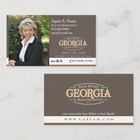 GA-STANDARD VISITENKARTE (Vorne/Hinten)