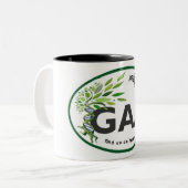 GAA-Tasse Zweifarbige Tasse (Vorderseite Links)