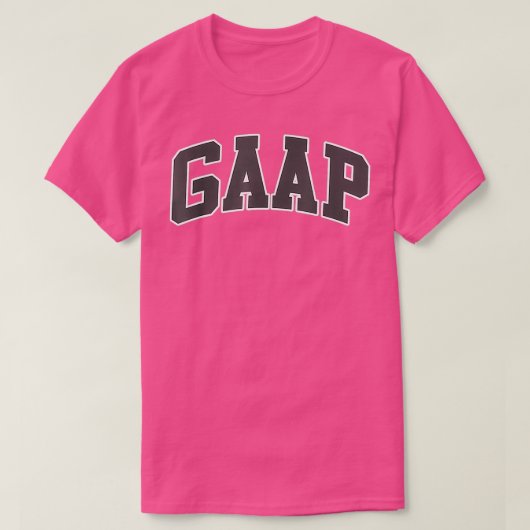 GAAP Shirt Funny Accountant (Design vorne)