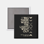 gab es in Indiana Total Solar Eclipse 2024 Magnet (Vorderseite/Rückseite)