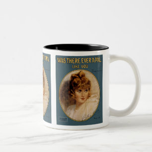 Gab es jemals einen Freund wie dich Zweifarbige Tasse