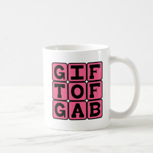 Gab-Geschenk, Alliterativer Ausdruck Kaffeetasse