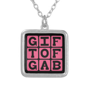 Gab-Geschenk, Alliterativer Ausdruck Versilberte Kette