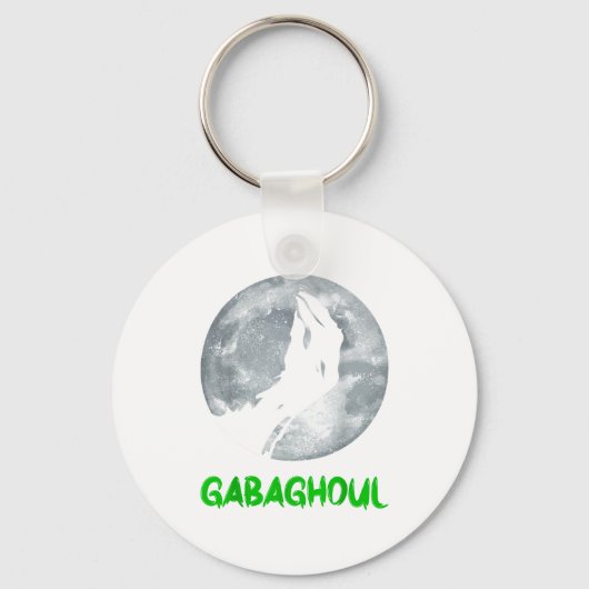 Gabaghoul Funny Hand Moon Bigfoot Santa Christmas Schlüsselanhänger (Vorderseite)