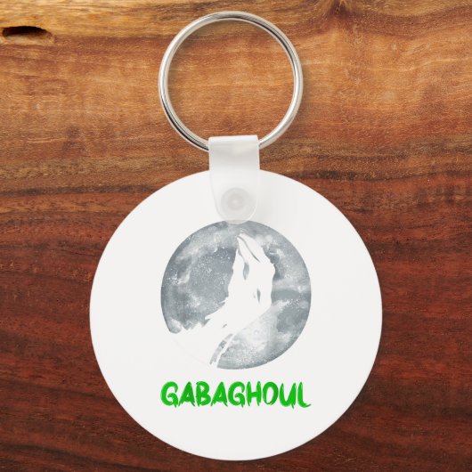 Gabaghoul Funny Hand Moon Bigfoot Santa Christmas Schlüsselanhänger (Vorderseite)