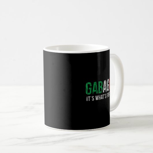 Gabagool Cacola Meat Lover New Jersey Italian Gift Kaffeetasse (VorderseiteRechts)
