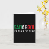 Gabagool Cacola Meat Lover New Jersey Italian Gift Karte (Gelbe Blume)