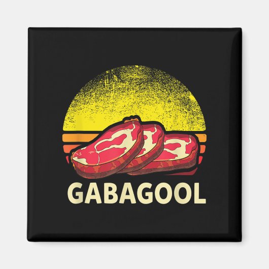 Gabagool Cacola Meat Lover New Jersey Italian Gift Magnet (Vorne)