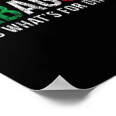 Gabagool Cacola Meat Lover New Jersey Italian Gift Poster (Ecke)