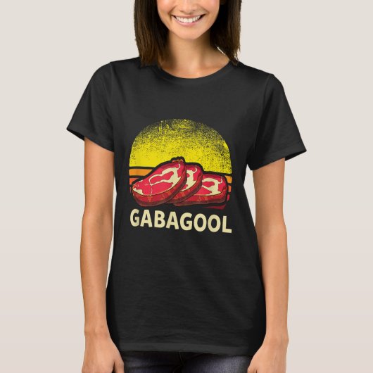 Gabagool Cacola Meat Lover New Jersey Italian Gift T-Shirt (Vorderseite)