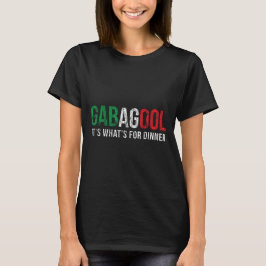 Gabagool Cacola Meat Lover New Jersey Italian Gift T-Shirt (Vorderseite)