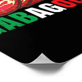 Gabagool Cacola Meat New Jersey Italian Pride Gift Poster (Ecke)