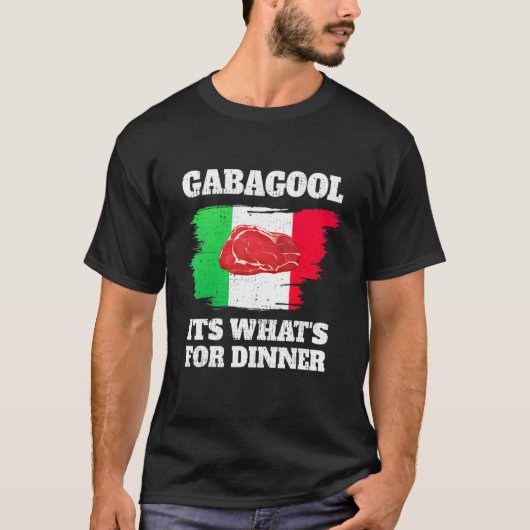 Gabagool ist das Richtige zum Abendessen T-Shirt (Vorderseite)