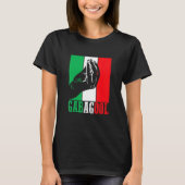 Gabagool italienisches amerikanisches Fleisch mit  T-Shirt (Vorderseite)