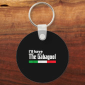 Gabagool Italy For Italians Cacola Nj New Jersey Schlüsselanhänger (Vorderseite)