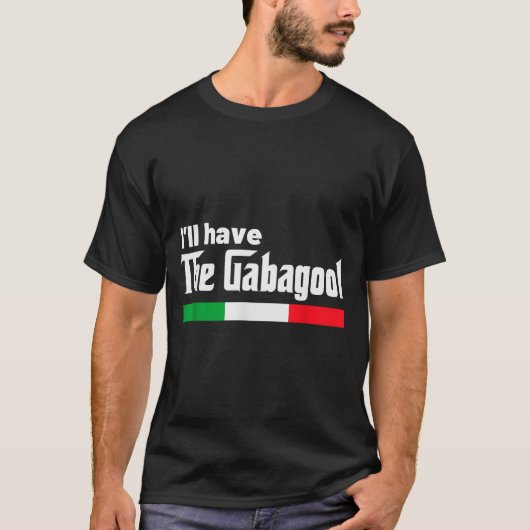 Gabagool Italy For Italians Cacola Nj New Jersey T-Shirt (Vorderseite)