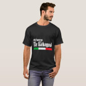 Gabagool Italy For Italians Cacola Nj New Jersey T-Shirt (Vorne ganz)