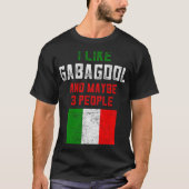Gabagool Shirt Men New Jersey Meat Lover Italian C (Vorderseite)