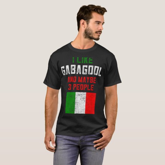 Gabagool Shirt Men New Jersey Meat Lover Italian C (Vorne ganz)