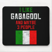 Gabagool Shirt Men New Jersey Meat Lover Italian C Mousepad (Vorne)