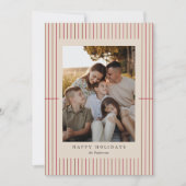 Gabardine Flat Holiday Card Feiertagskarte (Vorderseite)