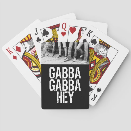 Gabba Gabba Hey Spielkarten (Rückseite)