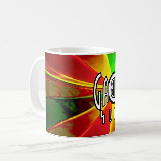 gabber4life laser mokken kaffeetasse (Vorderseite Links)