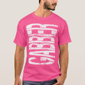 Gabber. Ich Liebe Techno Music. Techno Raver und E T-Shirt (Vorderseite)